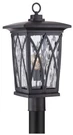 Quoizel Grover 20 1/2" High Mystic Black Outdoor Post Light. Fixed Price $389.99.
