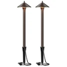 Malibu Low Voltage Pathway Lights, 10W Pro Style Halogen Landscape Bronze. Fixed Price $57.11.
