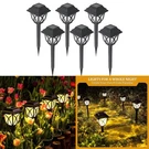 6 Pack Solar Outdoor Pathway Lights Waterproof Garden For Lawn Yard Decor. Fixed Price $15.73.