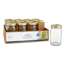 32 Oz Mason Jars, Wide Mouth Quart Canning With Lids And Rings, 12-PACK Lar. Fixed Price $11.78.