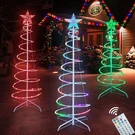Presence 3 Pcs Spiral Christmas Tree With Lights For Outside, Collapsible Mul.... Fixed Price $197.18.