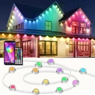 Ivrich Permanent Outdoor Lights, Smart Rgb Eave With 50FT, White. Fixed Price $27.35.