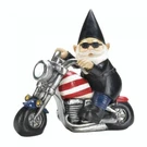 Biker Gnome Solar Statue. Fixed Price $29.99.