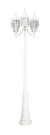 Designers Fountain 1923-BK Light 84" Head Post Lantern White. Fixed Price $304.52.