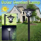 Solar Power Lamp Post Lantern 2 1 Yard Stake Outdoor Garden Lighting 5'. Fixed Price $24.05.