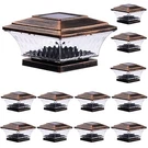 Huyieno Solar Post Cap Lights Outdoor Led Lighting Deck Fence Two L.... Fixed Price $143.89.