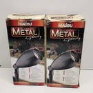 2X Malibu 133542 Floodlight Cast Metal Black Finish 35W Complete Open Box CL508. Fixed Price $39.95.