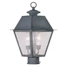Livex Lighting Mansfield Outdoor Post Head Charcoal 2166-61. Fixed Price $399.96.