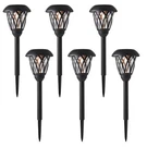 Solar Powered Black Lattice Led Landscape Pathway Light With Glass LENS(6 Count). Fixed Price $41.96.