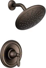 Moen Single Handle Trim Kit Oil Rubbed Bronze Rain Showerhead Positemp. Fixed Price $155.95.