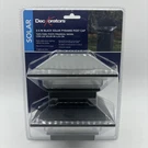 Pack Deckorators Solar Pyramid Post Cap Lights 2.5 Black Accent Lighting New. Fixed Price $17.10.