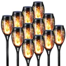Toodour Solar Torch Flame Lights, 12 Pack Outdoor With Flickerin.... Fixed Price $47.68.