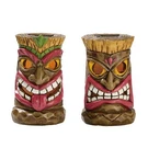 Teresa's Collections Tiki Head Garden Decor With Solar Outdoor Light, Set Of .... Fixed Price $44.69.