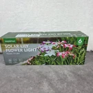 Wdtpro Solar Lily Flower Lights Pk Outdoor Garden Decor IP65 Waterproof TFL001. Fixed Price $12.99.