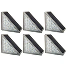 Pure Garden Solar Step 6-PACK Outdoor Weatherproof Led Stair Lights, Auto. Fixed Price $21.00.
