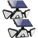 Solar Outdoor Lights, Heads Motion Sensor 203 Led Ip 65 Wat.... Fixed Price $38.73.