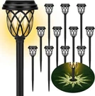 Ruhotili Solar Lights Outdoor 12 Pack Garden Waterproof - Black. Fixed Price $54.63.