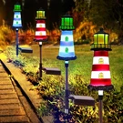 Beidoulu Solar Lighthouse Garden Lights 4 Pack Waterproof, 7-COLOR Changing Le. Fixed Price $70.10.