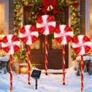 Brightdeck Lollipop Solar Christmas Pathway Lights Outdoor, 5 Pack Led Christ.... Fixed Price $39.09.
