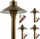Solid Brass Led Pathway Lights - 12V Outdoor Garden Lighting (4 Pack). Fixed Price $383.99.