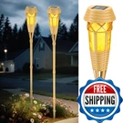 Evelynsun Solar Outdoor Lights Torches With Flickering Flame For Garden Decor,. Fixed Price $70.50.