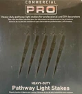 Gemmy Commercial Pro 10-INCH Heavy-duty Pathway Light Stakes 25 / 50 100. Fixed Price $17.99.