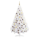 Artificial Half Pre-lit Christmas Tree With Ball Set Xmas White Vidaxl. Fixed Price $86.99.