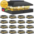 4X4 Post Cap 16PACK,SOLAR Fence - Lights Outdoor Waterproof For. Fixed Price $105.10.