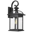 Outdoor Wall Sconce 22INCH Waterproof Black Seeded Glass Porch Light 6D5B-M. Fixed Price $179.99.