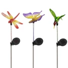 3PC Butterfly, Hummingbird, Dragonfly Solar Stakes Outdoor Led Decor. Fixed Price $30.54.