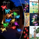 Solar Color Changing Led Wind Chime Garden Yard Light Decor Walkway Lamp. Fixed Price $14.71.