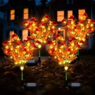 Glooglitter 2 Pack Fall Solar Stake Lights Thanksgiving Outdoor Orange. Fixed Price $31.03.