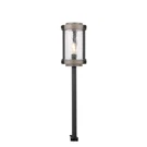 2-HAMPTON Bay Collier Low Voltage Gray Wood Outdoor Landscape Path Light. Fixed Price $74.97.