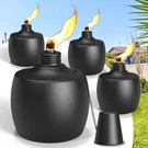 4-PACK Citronella Torches, 21.5 Oz For Outdoor, Metal. Fixed Price $41.37.