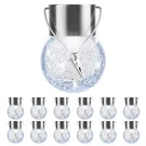 Partphoner 12 Pack Hanging Solar Lights Outdoor Waterproof Globe Lanter.... Fixed Price $69.99.