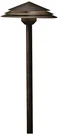 Kichler Round Tiered 21" High Bronze 2700K Led Path Light. Fixed Price $259.99.