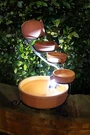 Cascade Ceramic Solar Water Fountain W/ Battery/timer Led Lights And Pump. Fixed Price $159.99.