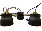 Artcraft, AC11363VB, Euro Industrial, Light, 21 Inch, Matte Black And Harvest. Fixed Price $307.99.