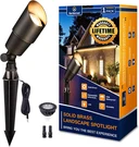 Gardenreet Brass Landscape Spotlights 12V, Low Voltage Outdoor Led,. Fixed Price $54.99.