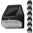 6-PACK Solar-powered Led Fence Lighting, Dusk-to-dawn Deck Lights. Fixed Price $34.99.