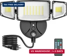 Imaihom 100W Dusk To Dawn Outdoor Lighting, 10000LM Plug Flood Lights With Re. Fixed Price $56.85.