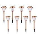 Solar Lights Outdoor Pathway - 8 Pack Copper Garden Walkway Powe.... Fixed Price $63.07.
