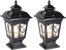 2 Pack Waterproof Outdoor Column Lights - Modern Garden Post Lanterns. Fixed Price $181.99.