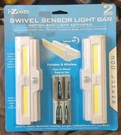 Izoom 2-PACK Motion Activated 300 Lumen Sensor Accent Light Bars W/ Batteries. Fixed Price $13.50.