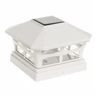 2-PK Solar Off White Post Deck Fence Cap Light For 5"X5" Vinyl/pvc Wood. Fixed Price $320.99.