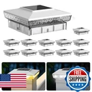 Keilaimo Solar Post Cap Lights, 12-PACK Upgraded Outdoor Deck Fence. Fixed Price $90.24.
