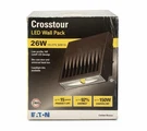 Eaton Crosstour 26W Led Wall Pack Outdoor Light 120-277V Carbon Bronze New. Fixed Price $65.00.