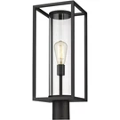 Z-lite 584PHMR-BK Dunbroch Light 21.75 Inch Black Outdoor Post Mount Fixture. Fixed Price $228.00.