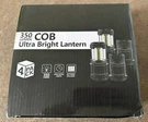 4 X Led Camping Lantern Costech Portable Cob Light Ultra Bright Collapsible Lamp. Fixed Price $20.00.