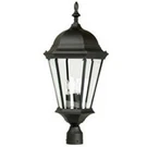 Craftmade Z555-TB Straight Glass Post Light Accessories Textured Black. Fixed Price $128.88.